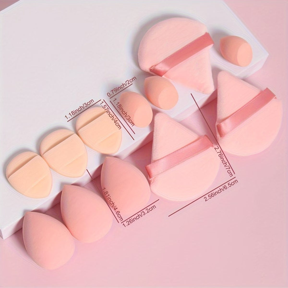 12 piece makeup sponge set